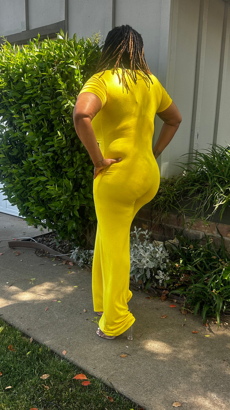 Laid Back Jumpsuit | Yellow